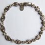 Vintage 18K White Gold Plated Bracelet length 8" Image 6