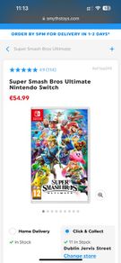 Super Smash Bros Ultimate Nintendo Switch