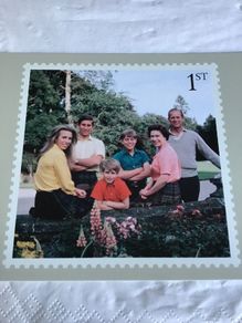 Queen Elizabeth II postcard