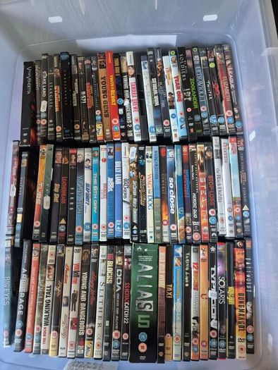 DVD lot - 155 titles
