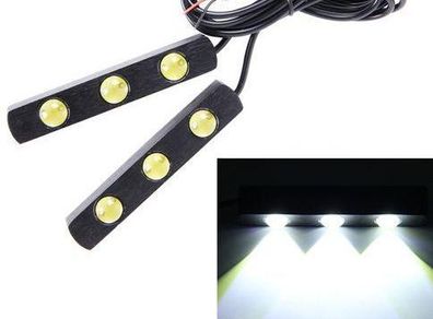 2 x 3 Led Eagle Eye Daytime Running Lights
