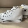Converse Chuck Taylor Lift Leather Hi Top Trainers Image 4