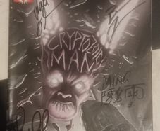 Cryptozoic Man comic signed by Comic Book Men cast