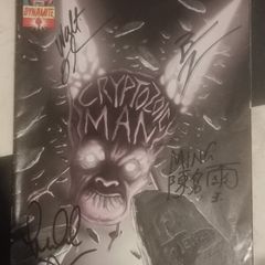 Cryptozoic Man comic signed by Comic Book Men cast