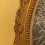 Vintage Ornate Gilt Rococo Style Plaster Chalk Wall Frame Image 2