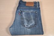 LEVIS 511 slim fit jeans blue denim Size W 30 L 30 zip fly