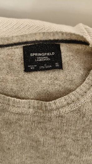 Springfield Men's Wool Jumper - Size M