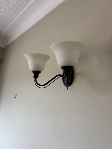 ceiling light and wall lights set