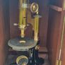 Vintage Leitz Wetzlar Brass Microscrope Image 8