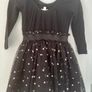Seed Heritage Black with gold stars tutu dress Sz 1-2 EUC Image 2