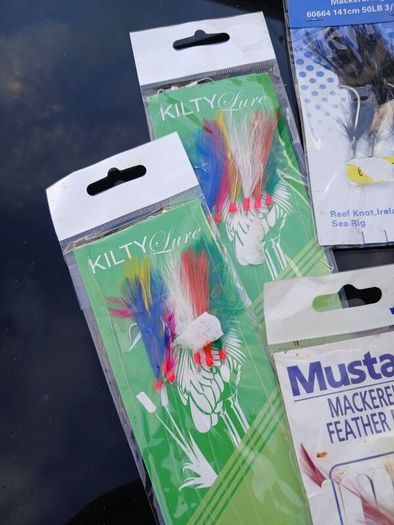 sea fishing feather rigs x9.