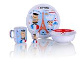 Children's Porcelain Breakfast Set Paris