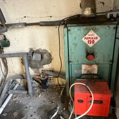 Oil Boller for sale - working perfectly with pipes