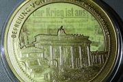 WW2 Germany Gold plated proof XXL coin medal 110 grams