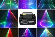 DMX512 Sound RGB Laser 500MW Beam Line Scanner Projector DMX Professional Disco DJ Wedding Party Bar Club Stage Light