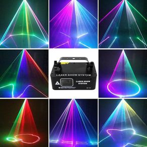 DMX512 Sound RGB Laser 500MW Beam Line Scanner Projector DMX Professional Disco DJ Wedding Party Bar Club Stage Light