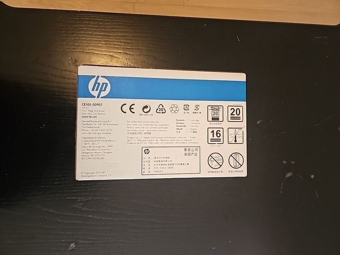 Brand New Genuine HP CE505XC / 05X High Yield Black Toner Cartridge