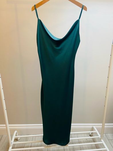Satin Midi Dress