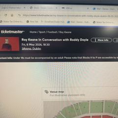 roy keane tickets