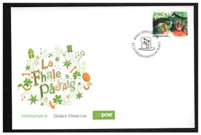 2013 Ireland St Patrick's Day Commemorative Stamp An Post First Day Cover (FDC)