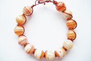 Chunky gemstone bracelet/bangle,Sardonyx, new.gift