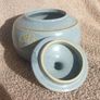 A studio pottery vase with its lid (excellent condition, no damage). Image 5