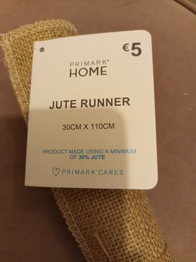 Jute table runner