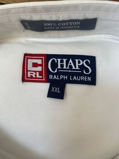 New Ralph Lauren Chaps White Shirt XXL