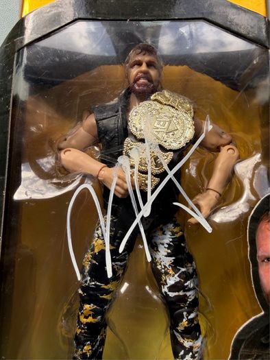 AEW Jon Moxley Unrivaled Collection Series 5 #37 Signed with COA - Wrestling Figure