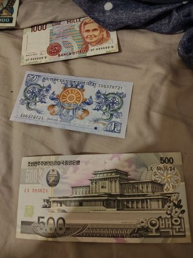 A diverse lot of notes from all over the world