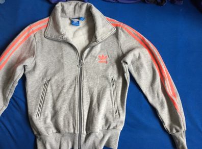 adidas grey sweat top, Size S