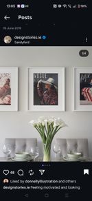 Set of 3 Vintage Vogue Cover Framed Prints