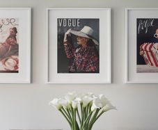 Set of 3 Vintage Vogue Cover Framed Prints