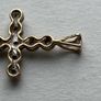 Pre-Owned 9ct Gold Diamond Cross Pendant Image 5