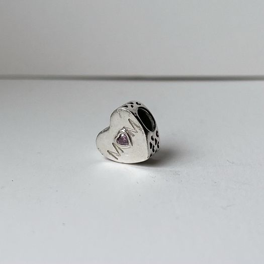 Sterling Silver Mom Charm