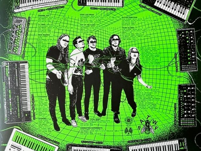 Frankie & The Witch Fingers "trash Classic" Clear W/ Green Liquid-filled Vinyl Free viewing