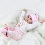 FREE EXPRESS SHIPPING Realistic Reborn Dolls 22inch 55cm Lifelike Baby Dolls Soft Silicone Vinyl Weighted Cloth Body with Feeding Kit Reborn Dolls Image 2