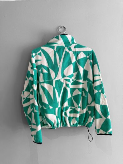 Pre Owned Dunnes Stores Green Geometric Fleece
