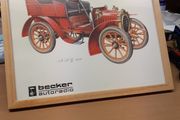 Print  vintage car