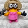 2019 Singer Mom approx. 5.5 cm. McDonald's Minion Action Figure Despicable Me Rise of Gru Used Please see photos Image 4