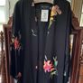 ETRO Italian Designer fringed KIMONO-Jacket - side slits - One Size Image 6