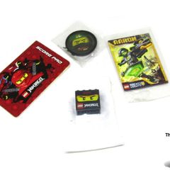 LEGO Toys R Us Rare Lot Toys R Us Lego lot Includes Special Edition 2011 Ninjago Lego brick Lego Ninjago Pop Badge Ninjago Scoring Pad And A Lego Pack Of Nexo Knights Cards