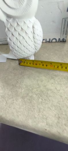 Vintage Owl White Reisn Book Ends