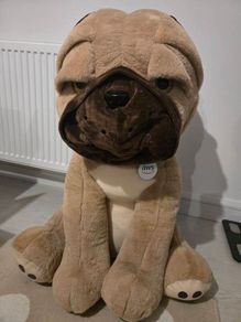Large Bulldog Soft Toy