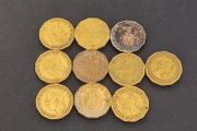 Threepence Coins Job Lot x10 Great Britain UK Circulated