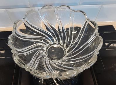 Crystal glass center piece