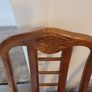 Six quality Hardwood Dining Chairs. Image 3