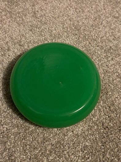 Vintage Green Glass Ashtray