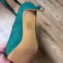 high heels size 40 green suede Image 2
