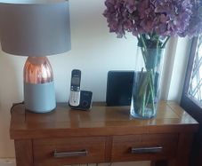 Walnut hall console table for sale